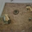 New bathroom subfloor.
